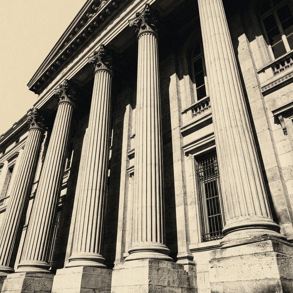 Colonnes d’un bâtiment institutionnel